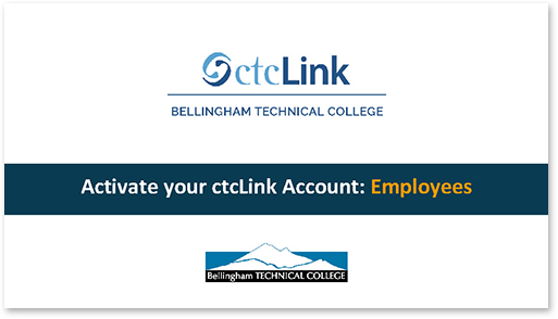 Activate your employee ctcLink Account pdf